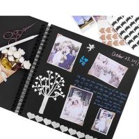 Álbum De Fotos DIY De Papel Para Scrapbooking Álbum De Memoria Para Bodas Aniversarios Regalos Libro De Recuerdos - details 3