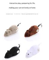 Raton de Plush with Mecanismo de Reloj, Juguete de Raton de Cadena Divertida para Gatos, Raton Corredor para divertir in Los Gatos y aliviar - details 1