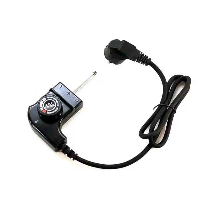 Anakel Home Cable para Plancha de Asar, Termostato para Princess, Cable con Termostato para Planchas Fagor, Jata, Princess, Solac, Magefesa... (Universal) - 1