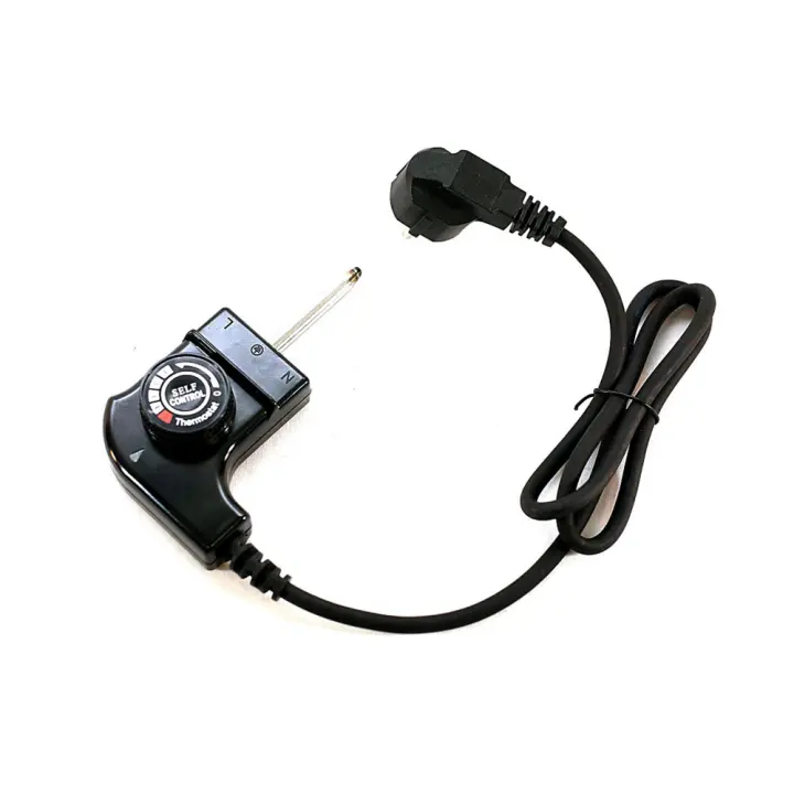Anakel Home Cable para Plancha de Asar, Termostato para Princess, Cable con Termostato para Planchas Fagor, Jata, Princess, Solac, Magefesa... (Universal) - 1