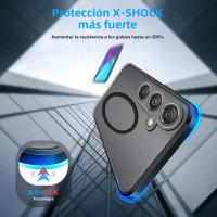 Funda Magnética Para Samsung Galaxy A55 5G A35 A25 A15 A54 A53 A52 A34 A14 A32 A13 A51 Resistente Al Choque Armadura Teléfono Cubierta Mate Suave Transparente - details 5