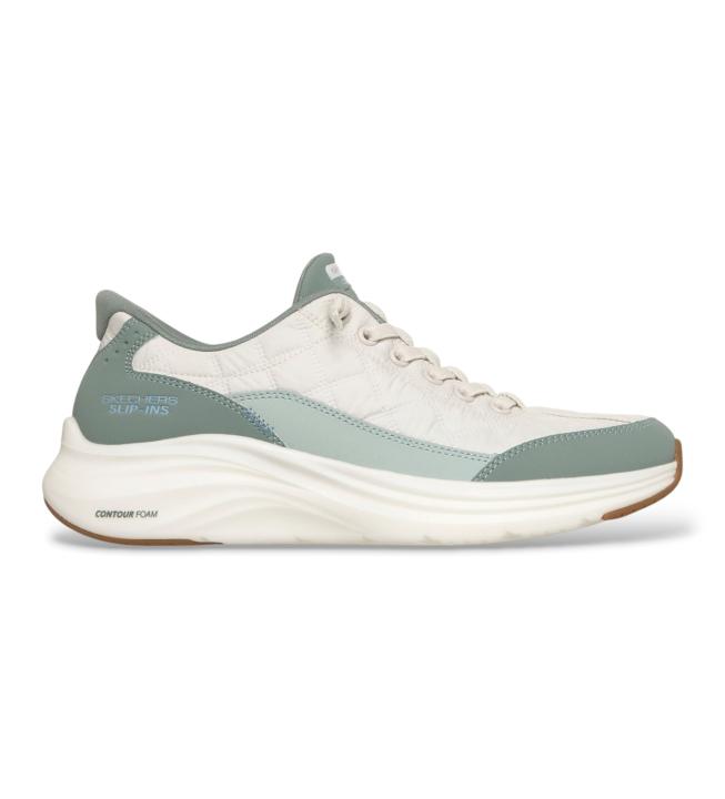 Skechers | woman | slip-ins sneakers: contour foam - cozy fit white, green