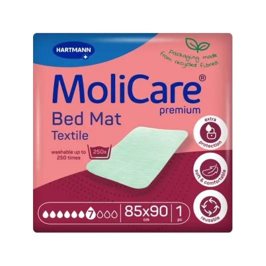 MOLICARE BED MAT TEXTIL EMPAPADOR LAVABLE 85X90 1 UNIDAD - 1