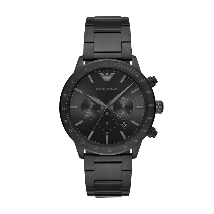 Emporio Armani Reloj STAINLESS STEEL，BLACK，QUARTZ/CHRONO AR11242 - 1