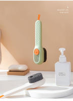 Cepillo De Limpieza Multifuncional Con Mano Larga Y Cerdas Suaves Para Zapatos Ropa Y Hogar Herramienta Ecológica Para Limpieza Del Hogar - details 1