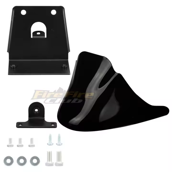 Spoiler Delantero Negro Para Motocicleta Guardabarros Air Dam Barra De Barro Para Harley XL Sportster 883 1200 Adorno Frontal De Carrocería - 1