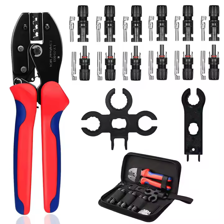 Kit de Engar compatible con conectores de cable solar, 27 piezas - 1