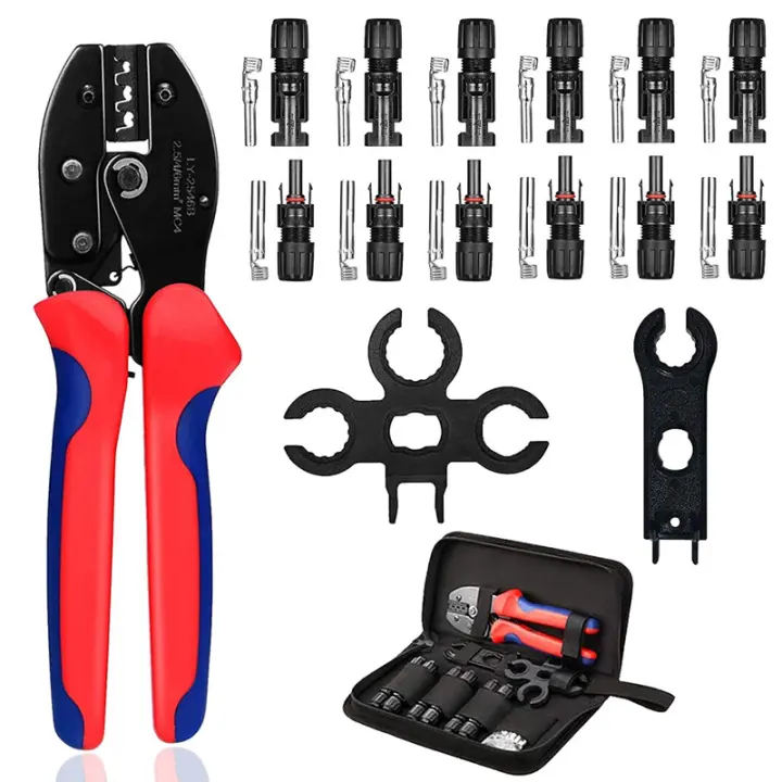 Kit de Engar compatible con conectores de cable solar, 27 piezas - 1