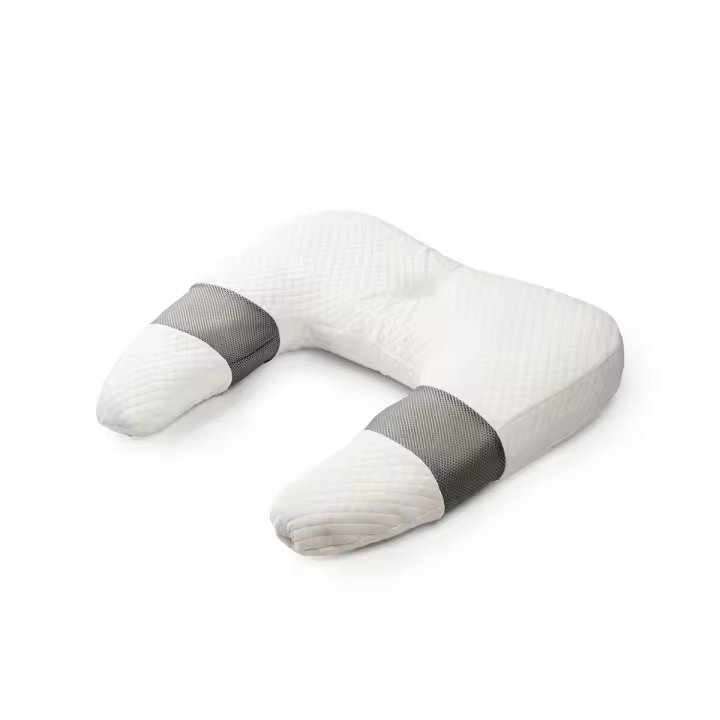 InnovaGoods® Almohada viscoelastica, Almohada ergonómica de Postura Lateral U, Disminuye la presión, Mejor Descanso en la Postura Correcta. Almohada Alivio, Descanso, relajación y Bienestar. - 1