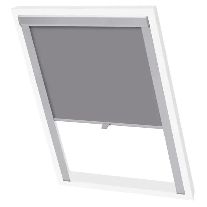 vidaXL Persiana enrollable opaca gris FK06 - 1