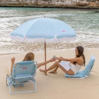 Flamingueo Silla Playa Almohada Ergonómica Confort Reclinable 5 Posiciones Bolsillo Insulado Frío Posavasos Doble Asas Mochila Fácil Transporte 59 x 62,5 x 77,5 cm - details 6