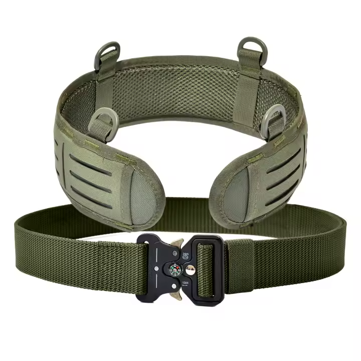 Cinturón Táctico De Malla Para Hombres Adecuado Para Actividades Al Aire Libre 2025 Multi-funcional Casual Sin Estampado - 1