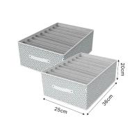 6 a 16 Cajones Cesta Organizador Armario Organizador Ropa de Tela Cajas Almacenamiento Plegable Para Almacenar Jeans,Suéter,Camisetas, Organizador Armario Ropa Separadores De Cajones - details 1