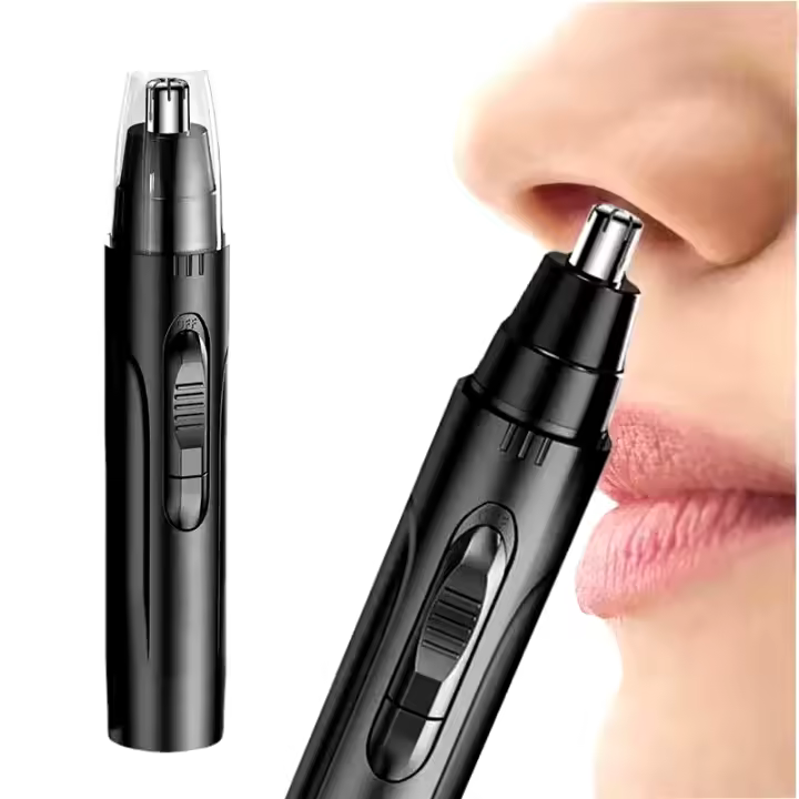 Afeitadora Eléctrica Multifuncional Para Pelo Del Nariz Y Cejas Segura No Daña El Nariz Ajuste Fino De ABS Para Hombres Y Mujeres - 1