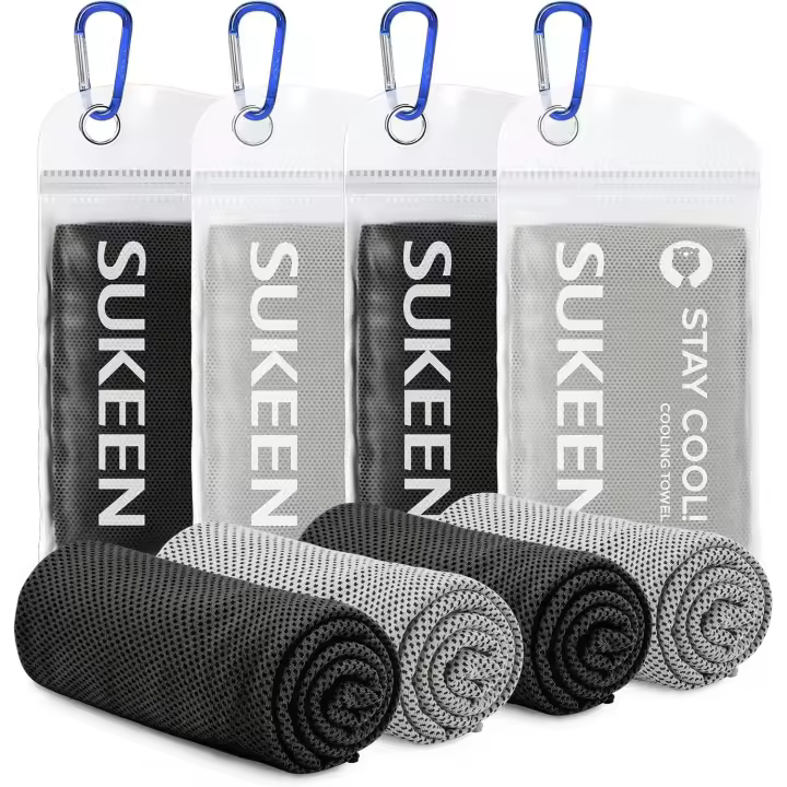 Toalla de refrigeración por evaporación instantánea, Toalla de refrigeración a presión para Deporte, Yoga, Golf, - 1
