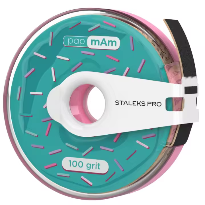 STALEKS PRO Lima de Uñas en Rollo ATC-100 6m en Carcasa de Plástico - 1