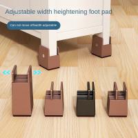 4PCS Alzas De Silla Ajustables Con Tornillo Y Abrazadera 2 4 Pulgadas Altura Resistente Para Sofá Mesas Cama Muebles - details 7