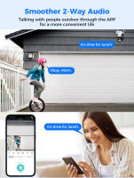 Cámara De Seguridad IP Hiseeu Wifi Con Lente Dual 4X Zoom Digital AI Detecta Humanos ONVIF Pantalla Completa 4K 8MP Exterior PTZ - details 13
