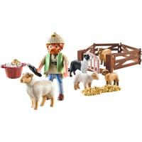 Playmobil pastor con rebaño de ovejas (71444) Country - details 1