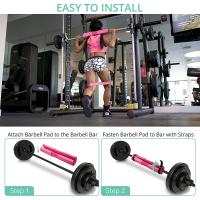 Almohadillas De Hombro Para Mancuerna De Pesas Antideslizantes Gimnasio Fitness Elevación De Peso Soporte De Cuello Protección Para Ejercicios De Agachamiento Y Dumbbell - details 2