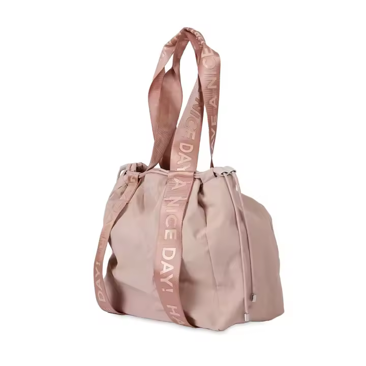 Gioseppo Bolso Rosa de Nailon Estilo Tote Bag con Asas y Forro de Algodón - 1