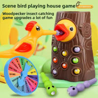 Juguete Educativo Montessori Para Niños Cazador De Lagartos De Madera Juego Magnético Para Desarrollo Infantil Tablero Ocupado - details 1