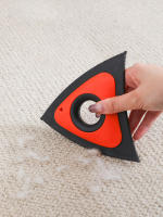 Cepillo Para Eliminar Pelos De Mascotas 1PC Adecuado Para Cama De Perro Y Gato Alfombra Y Sofá Triangular Adhesivo De Plástico - details 3