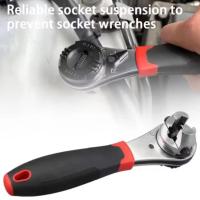 Llave De Atornillado Universal Antideslizante Con Mango Ergonómico Y Tratamiento Termal Multifuncional Ajustable Para Herramientas De Reparación Y Mantenimiento - details 2