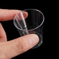 Vasos De Plástico Reutilizables Redondos 30/50X Copas Para Postres Descartables Bebidas Para Mercado Al Por Menor - details 9