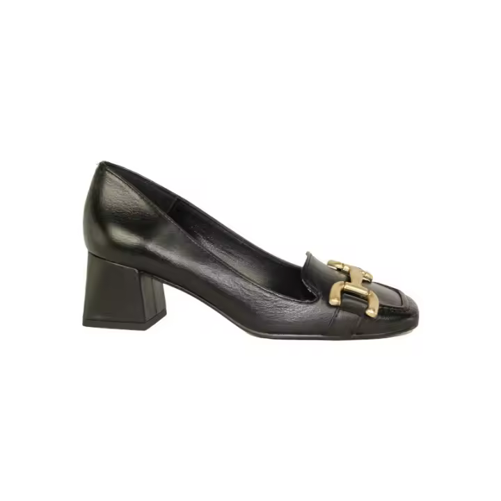 zapato tacon 3 con corte mocasin fabricado en españa - 1