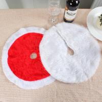Alfombra De Árbol Navideño De 40 Cm De Peluche Blanca Con Lentejuelas Tapete Pequeño Para Decoración De Hogar Y Fiestas - details 10