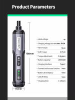 Mini Destornillador Eléctrico Recargable USB 2000mAh Con Torque De 5N Herramientas De Reparación Multifuncionales Para Desmontaje DIY - details 10