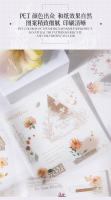 Yoofun 20pcs Etiquetas De Estación Con Pétalos Y Papel Washi Para Regalos Tarjetas De Diario Scrapbooking Decoración De Cuaderno - details 8