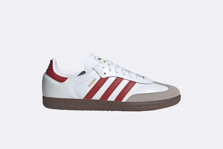Zapatillas Adidas Samba OG White Preloved Ruby para Hombre - 1