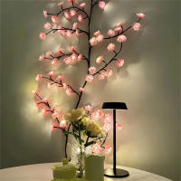 Arboleta De LED 96 Luces USB Con 8 Modos De Color Para Decoración De Habitaciones Boda Y Navidad Tema Cerezo En Flor - details 2