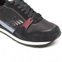 Emporio Armani Zapatillas Zapatos Hombre Azul Rojo X4X537 XM678 Q441 - details 1