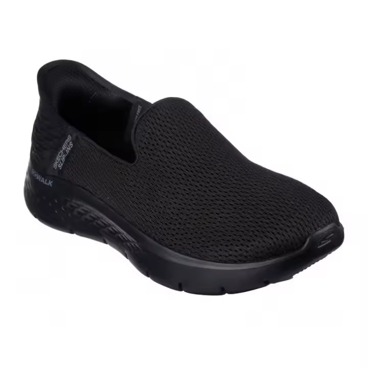 Deportivos Skechers Slip-Ins: Go Walk Flex - Relish Color Negro Para Mujer - 1