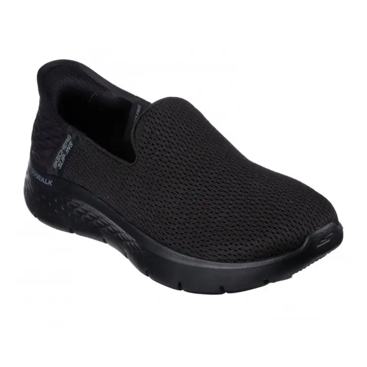 Deportivos Skechers Slip-Ins: Go Walk Flex - Relish Color Negro Para Mujer - 1
