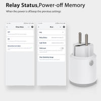Enchufe Inteligente Matter Wifi 16A Medidor De Energía Control Remoto EU Enchufe Compatible Con Tuya Homekit Echo Alexa Google Home Smartlife - details 12