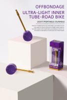Tubo De Bicicleta Ultraligero De Aluminio OFFBONDAGE Para Rueda De 700C Con Válvula Francesa TPU Largo 60-80mm - details 0