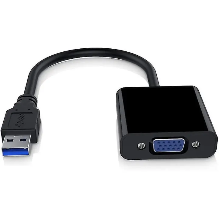 USB 3.0 to VGA Adapter Converter, 1080P USB to VGA Video Graphic Card Display External Cable Adapter - 1