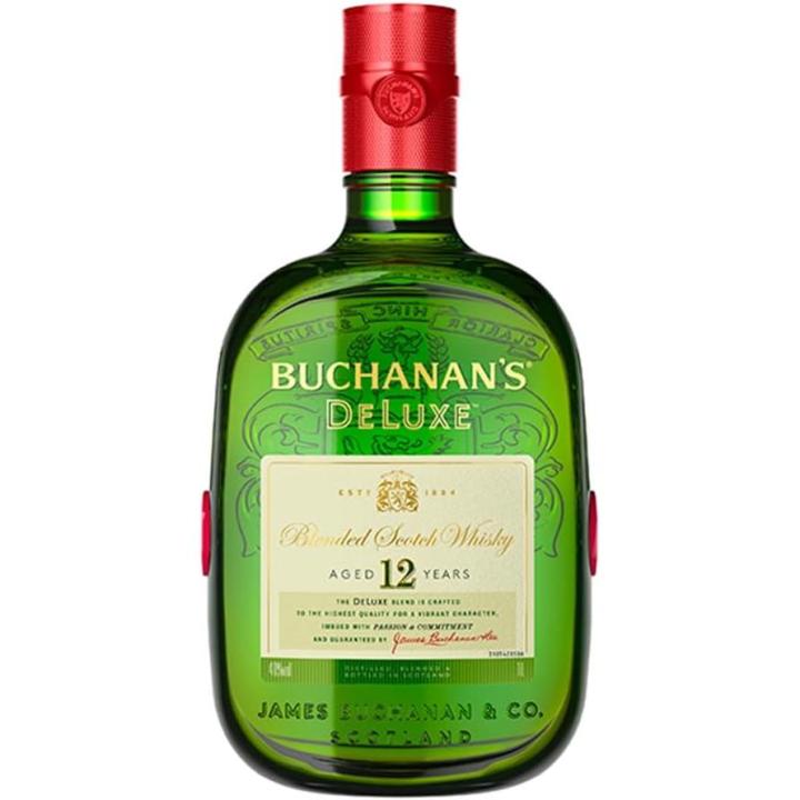 Buchanan's Deluxe, Whisky Escocés Blended 12 años, botella 1L