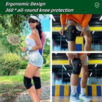 Rodillera ajustable para hombres y mujeres con estabilizador lateral para correr, hacer ejercicio y deportes. Rodillera de compresión rotuliana para dolor de artritis, desgarro de menisco y recuperación de lesiones por tendinitis (1 unidad). - details 3