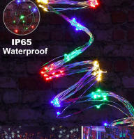 Luz De Cadena Solar Para Exterior Iluminación Festiva 8 Modos Impermeable Lámparas De Hadas Para Decoración De Boda Jardín Navidad Garland - details 3