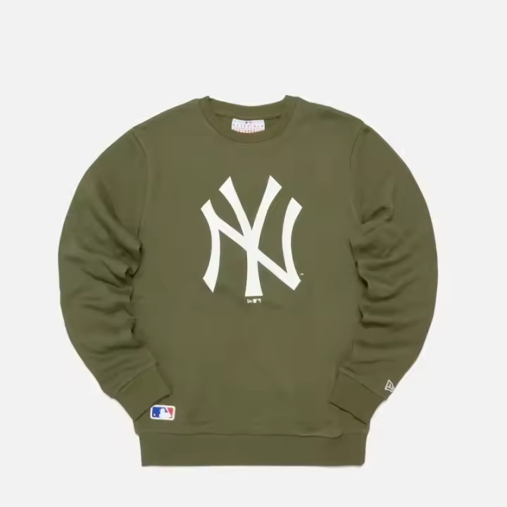 Sudadera New York Yankees - New Era Team Logo Crew Olive - 1