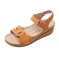 SP Sandalias de mujer de nuevo estil con Tacones de cuña, Suela Gruesa con Velcro, Talla big, sandalias de una Tira en stock, - details 30