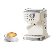 Máquina de café （BLANCO）Espresso de acero inoxidable, vaporizador de leche, Varita de vapor 2 en 1, 1050W, semiautomática, 20 Bar - details 4