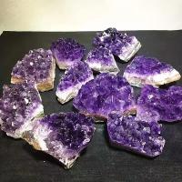2PCS Piedra De Amatista Natural Tratamiento Energético Cristal De Hechicería Decoración Mysterious Energy Joyería Encantada - details 2