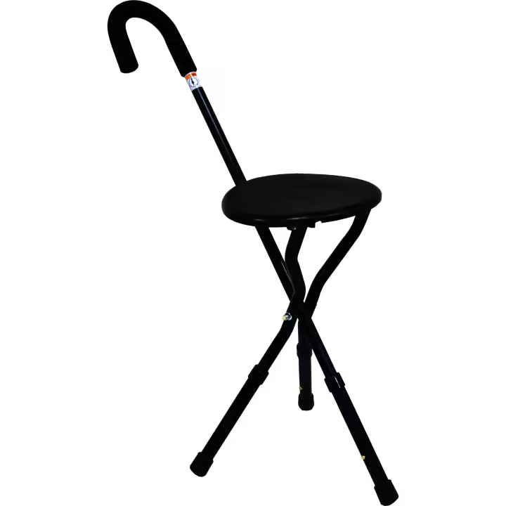 Garcia 1880 Bastón Silla Negro Ajustable - 1