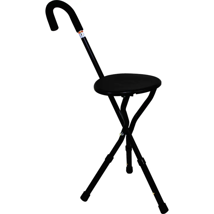 Garcia 1880 Bastón Silla Negro Ajustable - 1